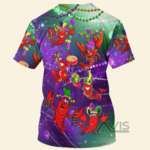 Avis89Mardi Gras Crawfish Crew - 3D TShirt