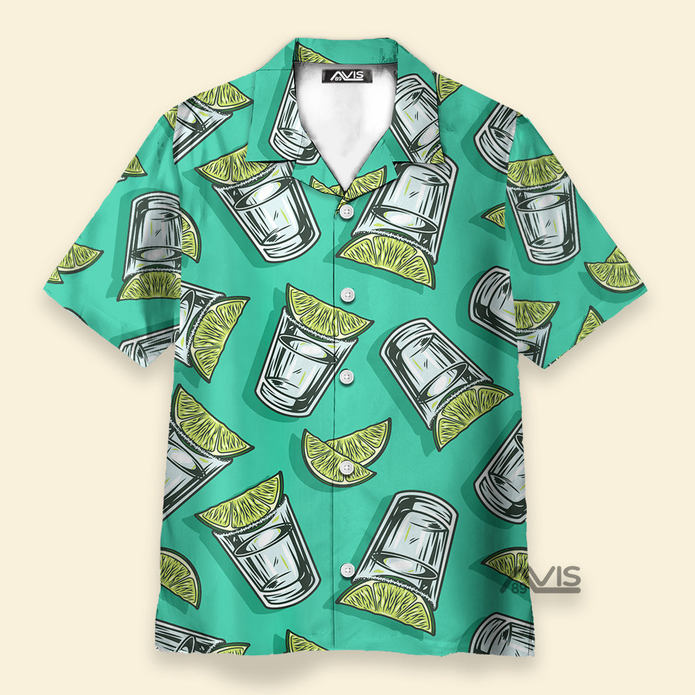 Tequila Party Green - Hawaiian Shirt