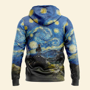 Link Starry Night Van Gogh Art - Hoodie