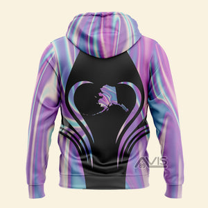 Avis89 Alaska Love Purple - Hoodie