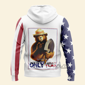 Avis89 Smokey Bear - 3D Hoodie