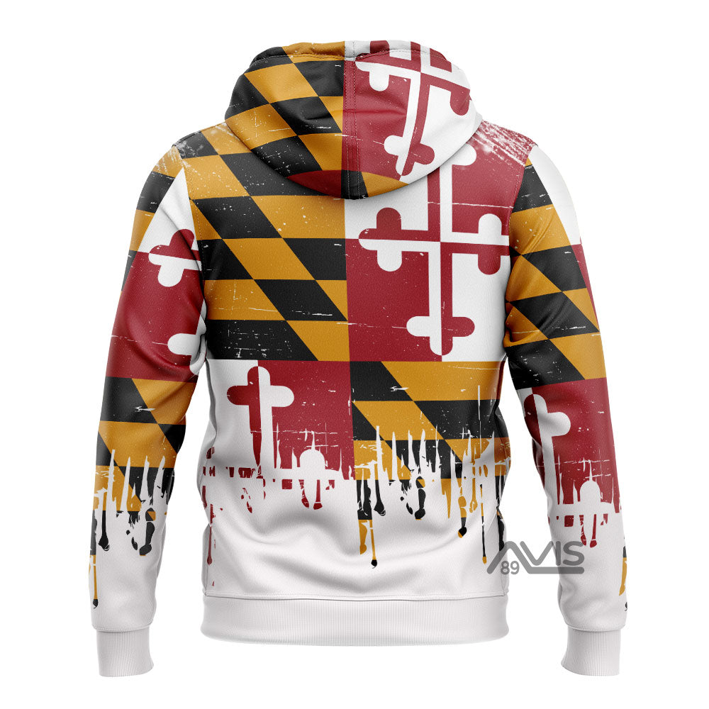 Maryland Flag Hoodie