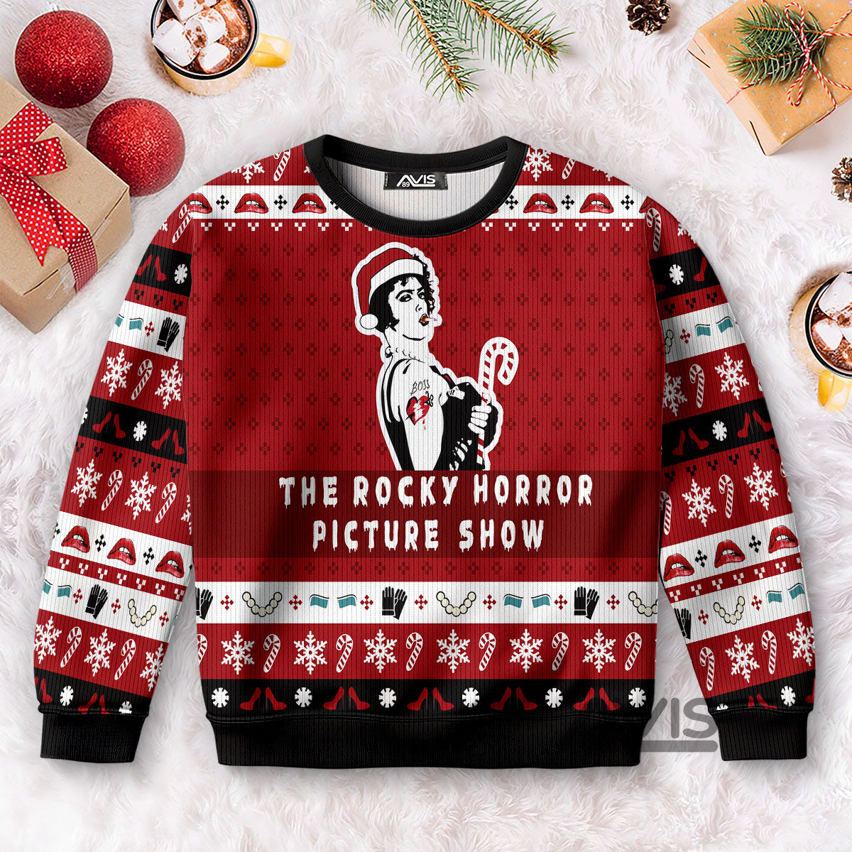 Horror Movie The Rocky Picture Show - Ugly Christmas Sweater