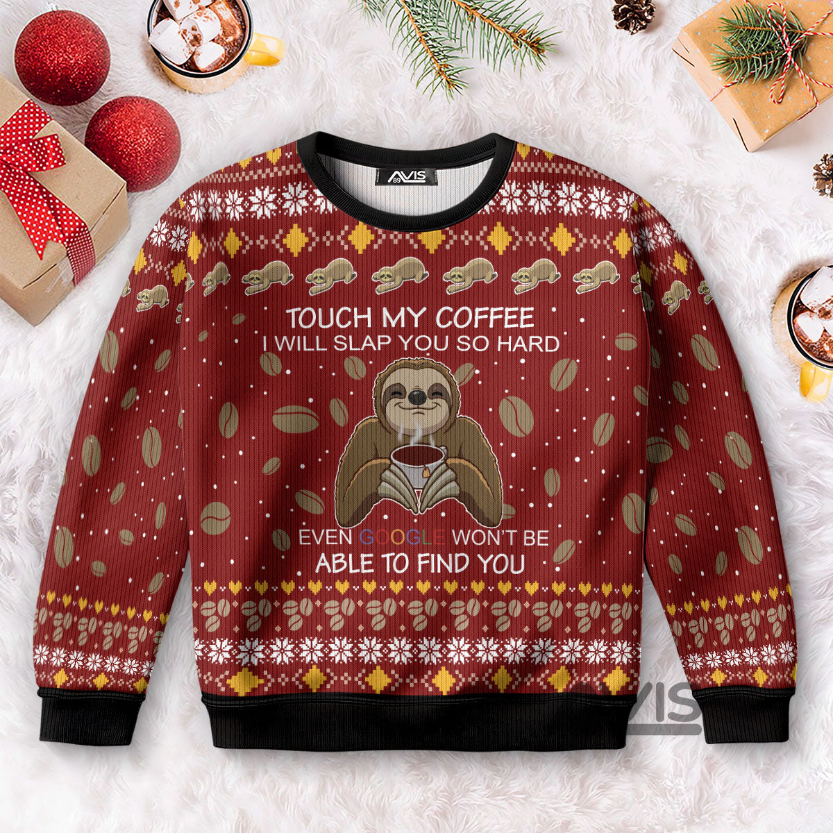 Sloth Cute - Christmas Gift For Men And Women - Ugly Sweater