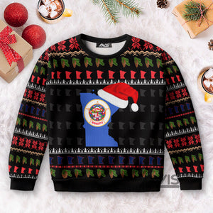 Minnesota Christmas Funny Ugly Sweater