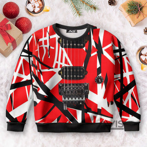 Animal Van Halen Guitar Ugly Christmas Sweater