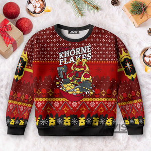 Warhammer Chaos Khorne Flakes Iconic - Ugly Christmas Sweater