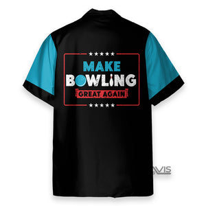 Make Bowling Great Again Bowling Hawaiian Shirt For Men & Women