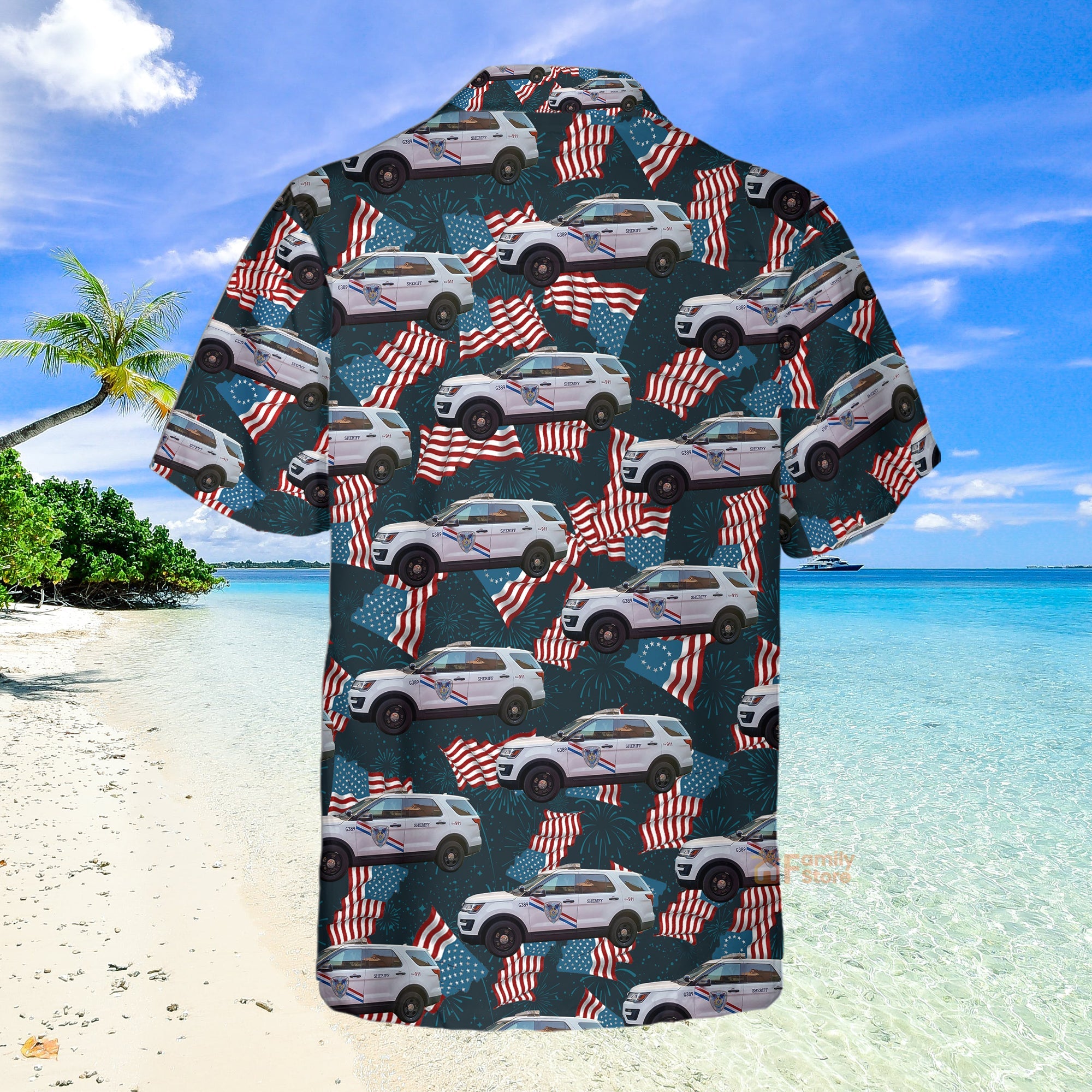 Jefferson Parish Sheriff Office, 4Th Of July Hawaiian Shirt