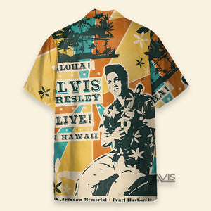 Elvis Arizona Memorial Presley Live - Hawaiian Shirt