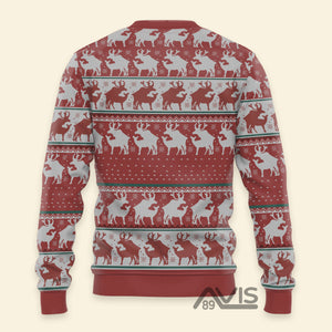 Red Reindeer  - Best Gift For Christmas - Ugly Sweater