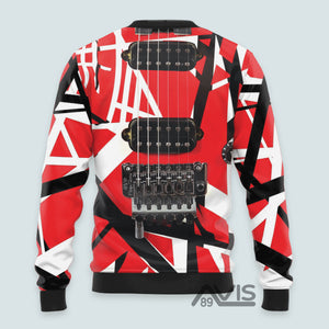 Animal Van Halen Guitar Ugly Christmas Sweater