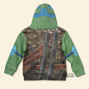 Leonardo TMNT Leo Custom Cosplay Costume - Kid Hoodie