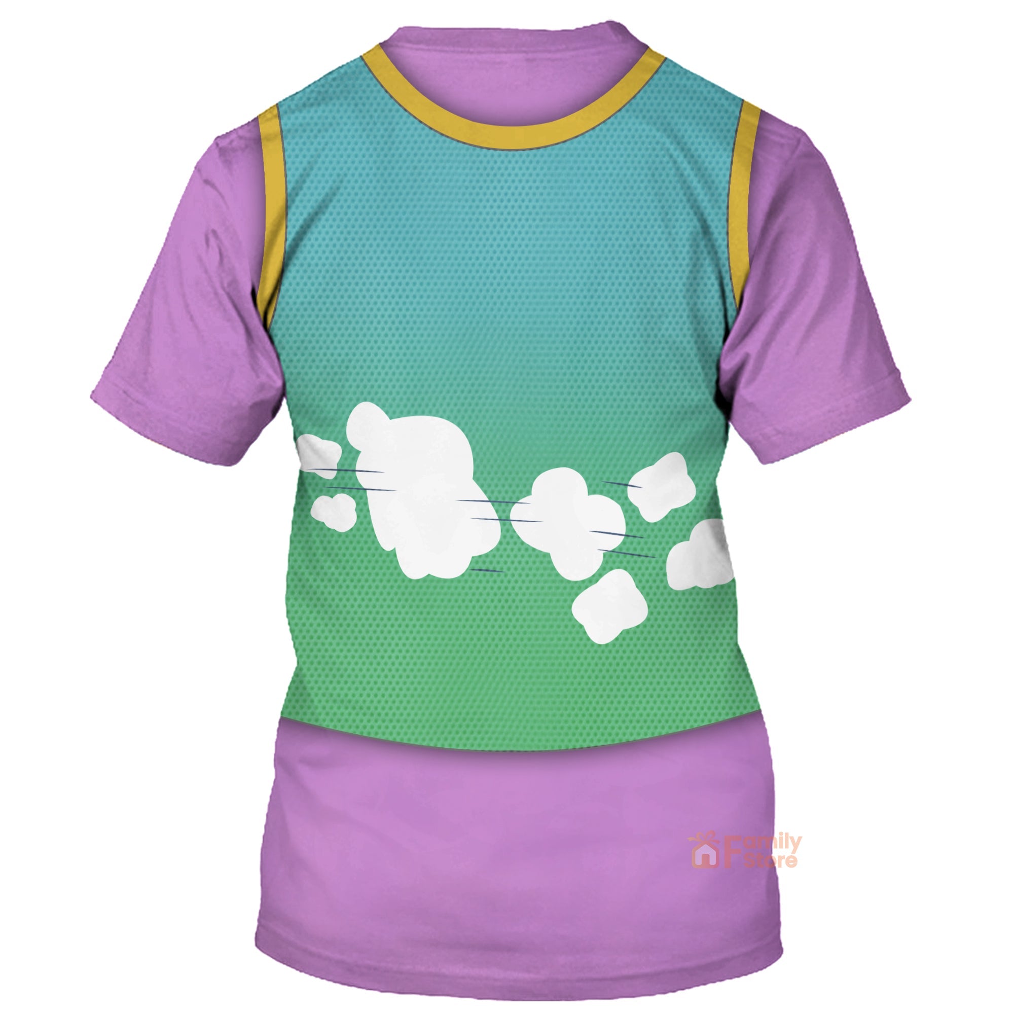 Elemental Pixar Movie Gale Cumulus Costume - 3D Tshirt