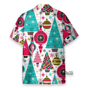 Christmas Balls Dacoraton Light In The Tree - Hawaiian Shirt