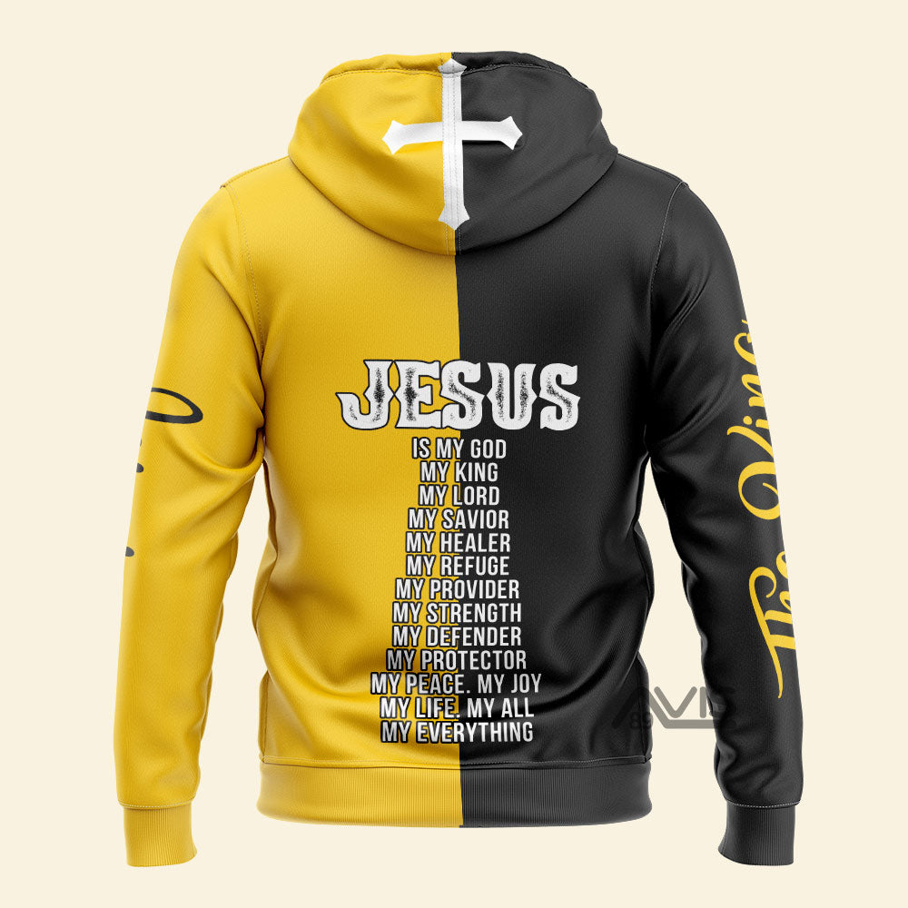 Christian Jesus Yellow - Personalized Hoodie