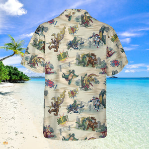 Monsters Kaiju Battles Hawaiian Shirt