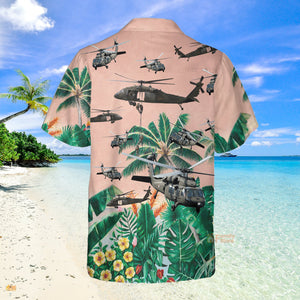 US Army Sikorsky UH-60 Black Hawk Hawaiian Shirt