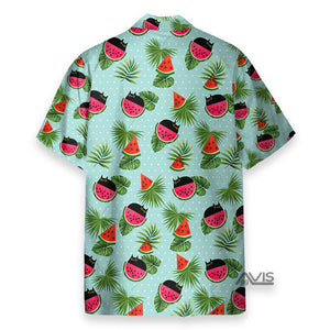 Cat Watermelon Hawaiian Shirt