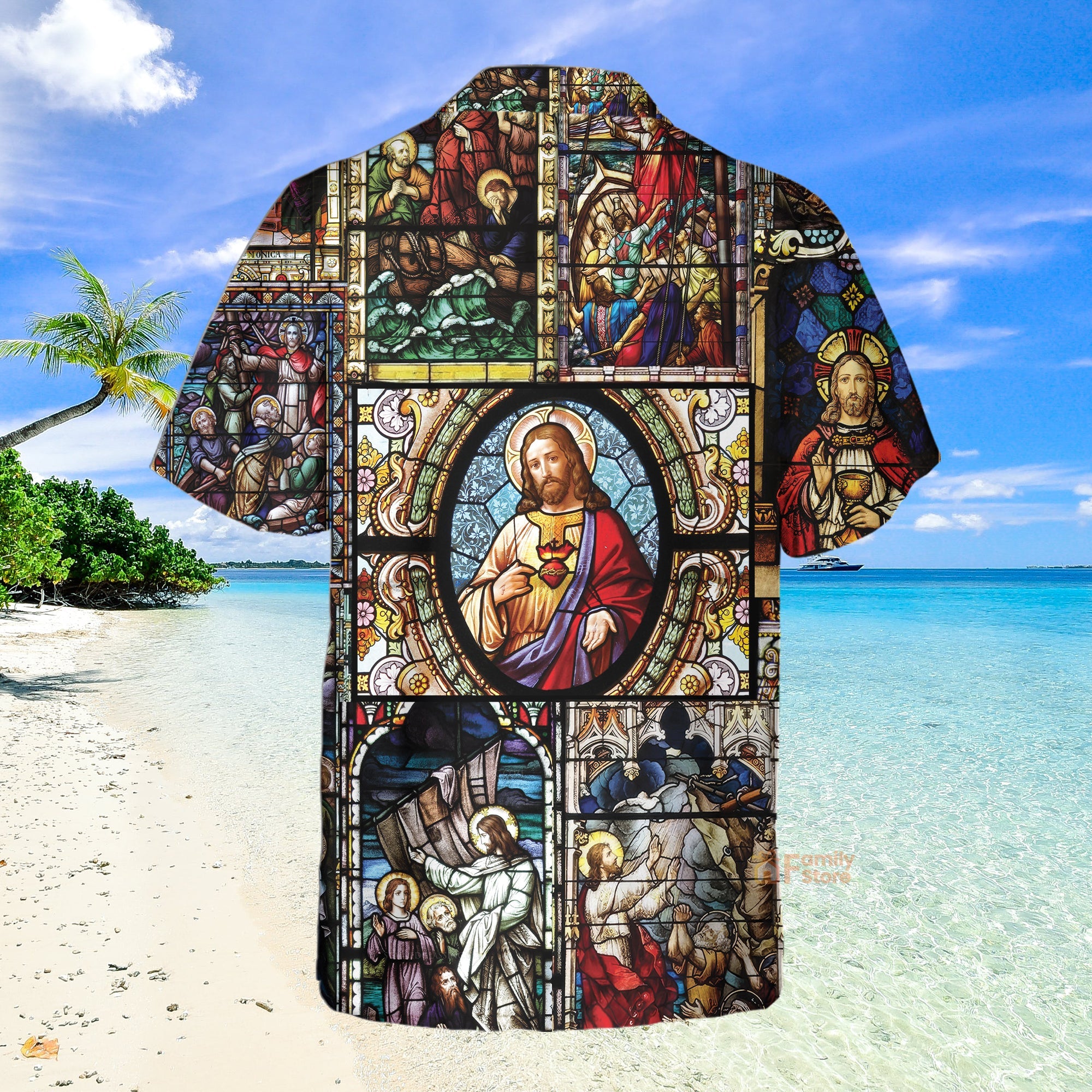 Jesus Calms The Storm Hawaiian Shirts For Men Women