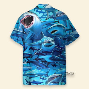 Shark Tank 3D Print - Hawaiian Shirt