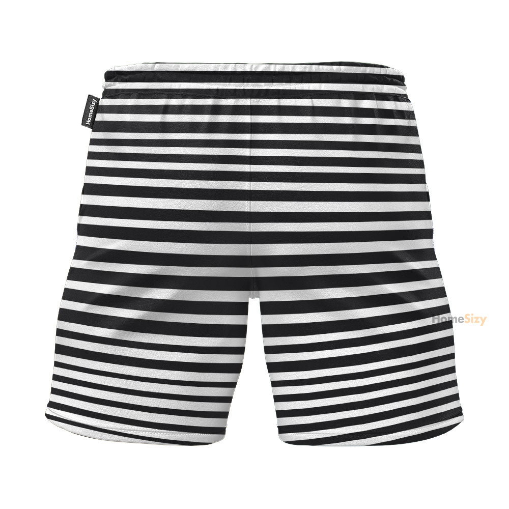 Pug Stripes Birthday Party - Gift For Pet Lovers - Beach Shorts