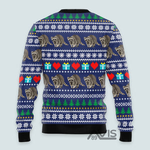 Raccoon Merry Trashmas Christmas Funny Ugly Sweater