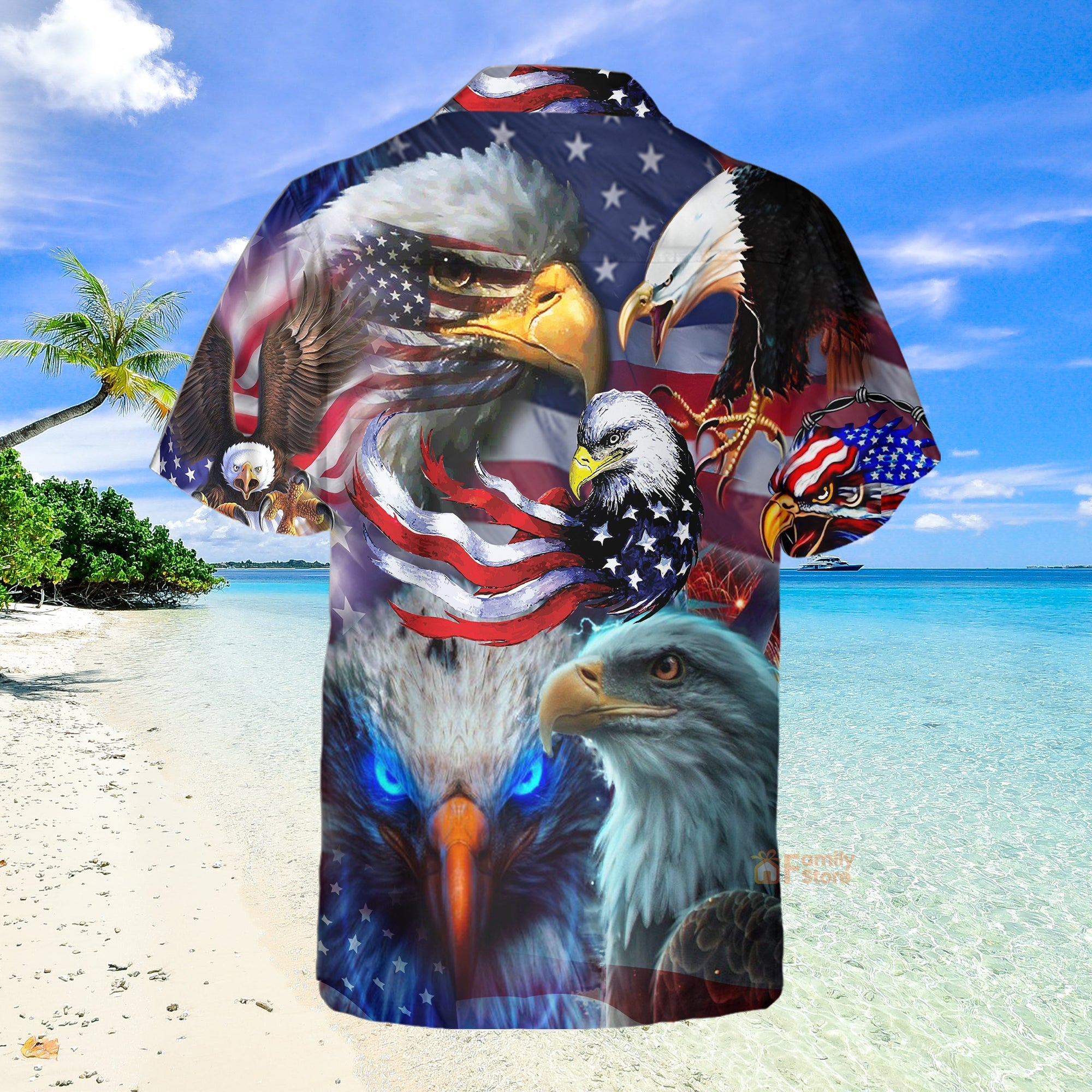 America Soar Like An Eagle Hawaiian Shirt