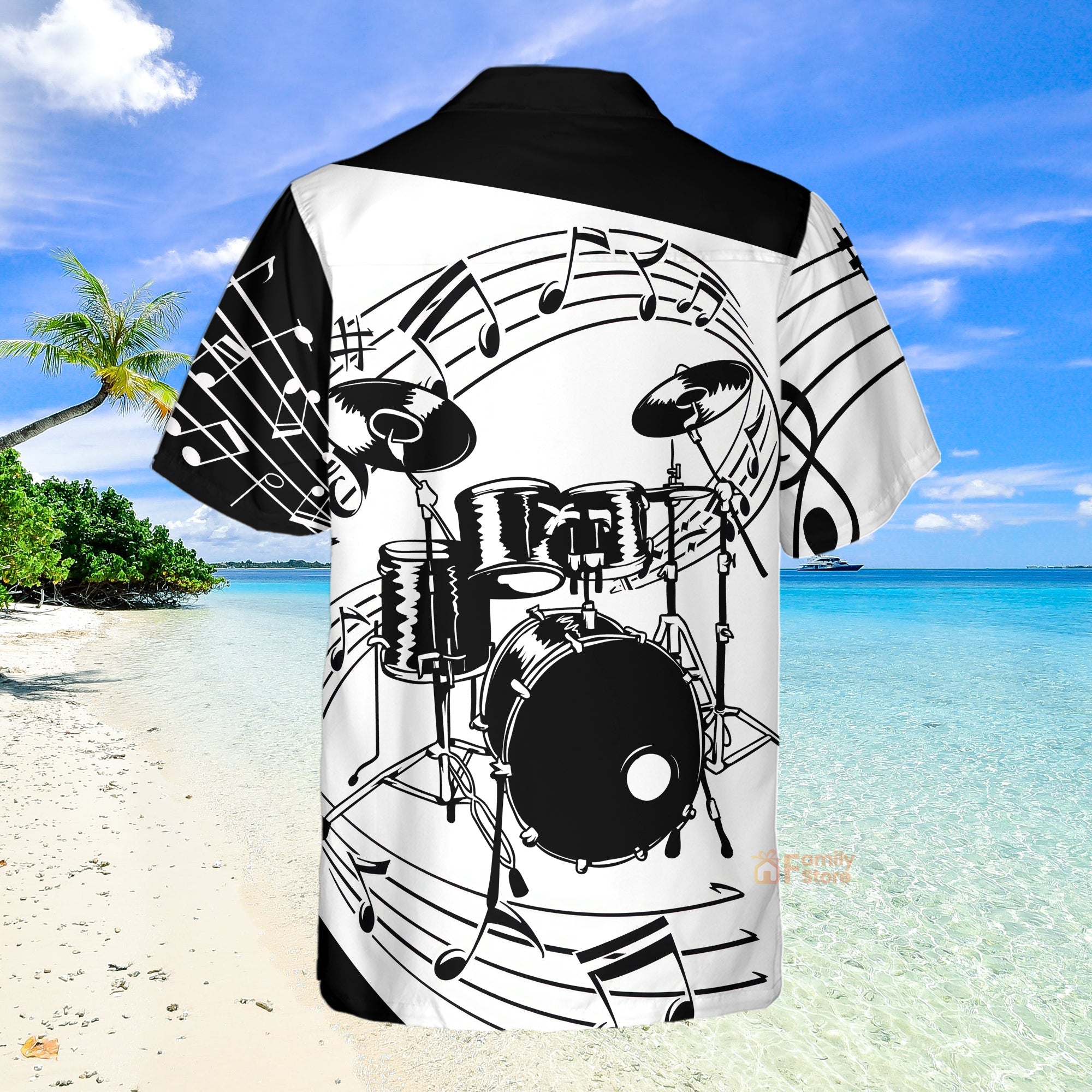 Drums For Music Hawaiian Shirt