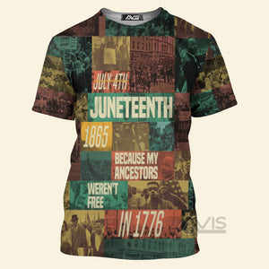 Avis89 Juneteenth 1865 - 3D TShirt