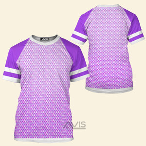 Avis89 Elemental Pixar Movie Purple Wade Ripple Costume - 3D Tshirt