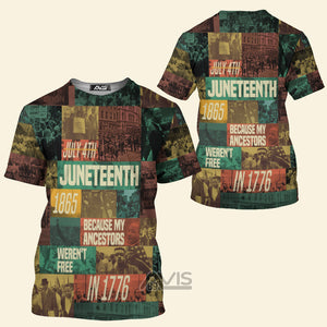 Avis89 Juneteenth 1865 - 3D TShirt