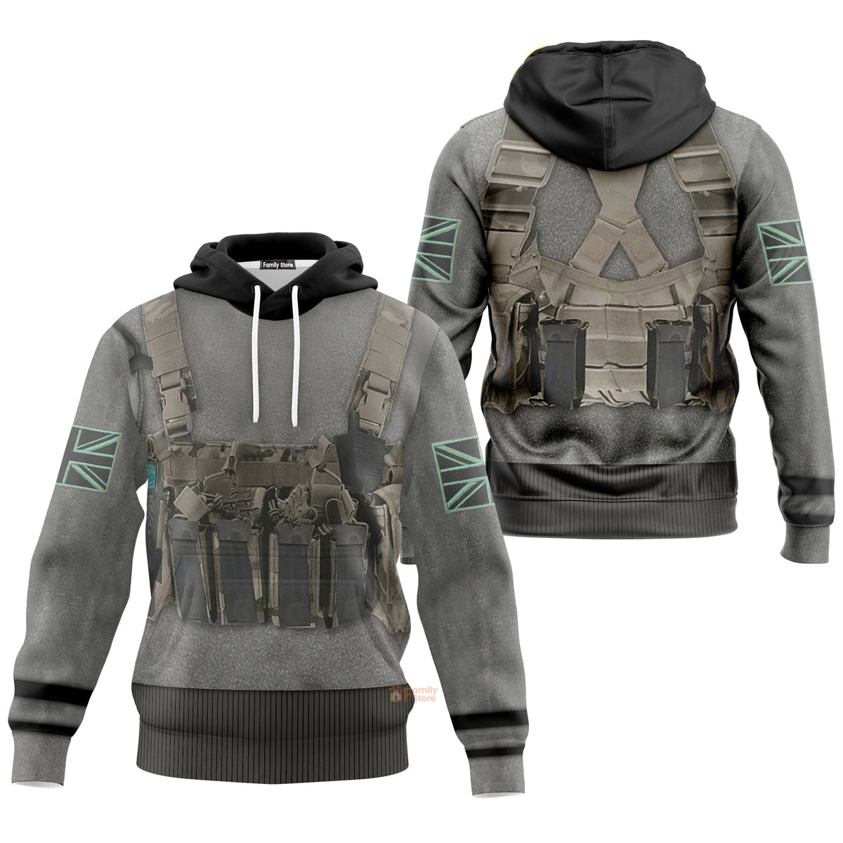 Call Of Duty MW2 Simon Ghost Riley Costume Cosplay Hoodie - Avis89