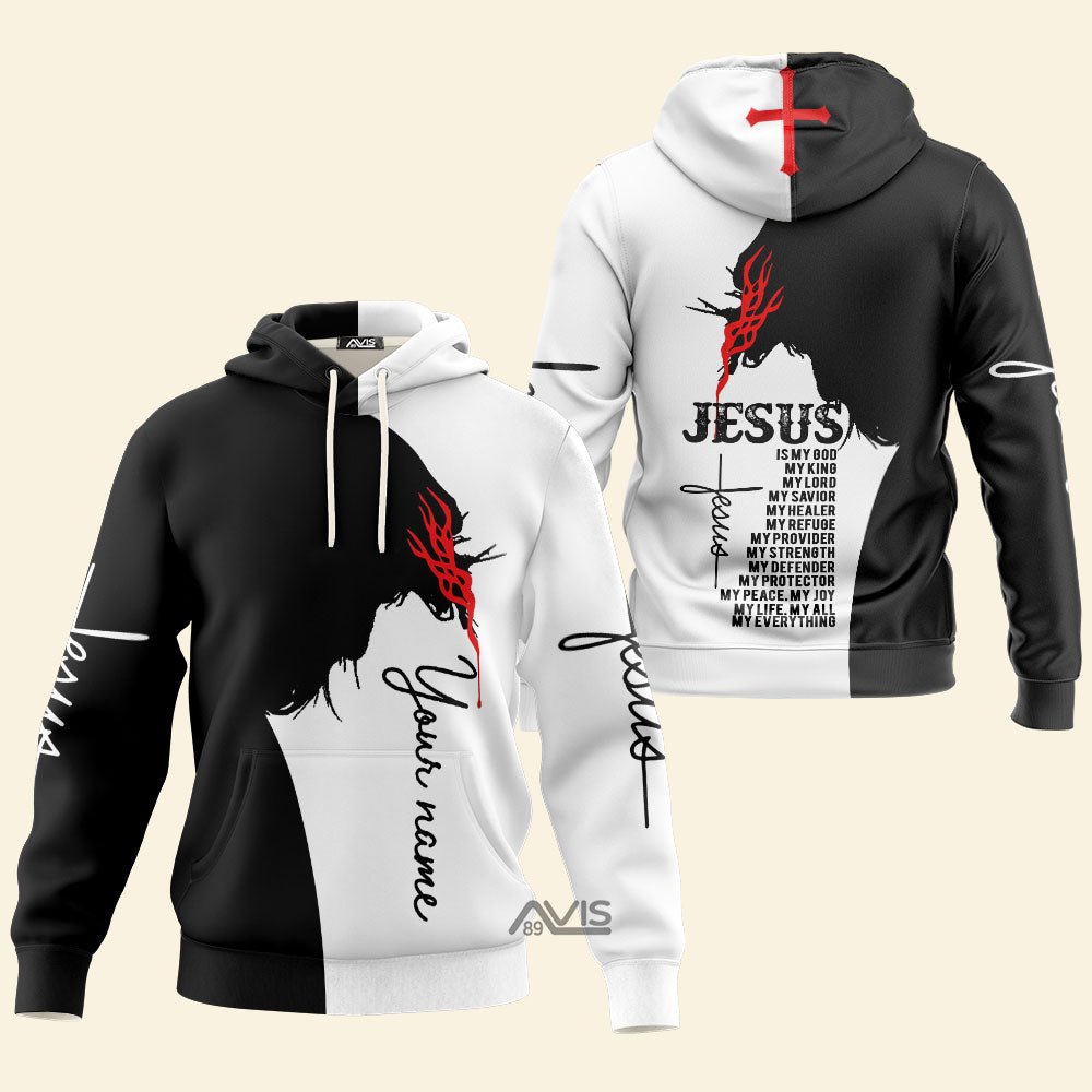 Avis89 Christian Jesus Child Of God - Personalized Hoodie