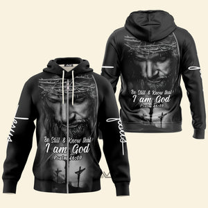 Jesus Be Still Know That Easter - Hoodie