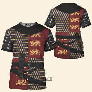 Henry V Cosplay Cosplay Costumes - 3D T-Shirts For Men