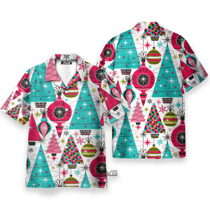 Christmas Balls Dacoraton Light In The Tree - Hawaiian Shirt