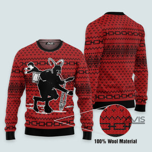 Krampus The Christmas Devil Christmas Red Funny - Ugly Sweater