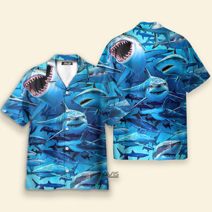 Shark Tank 3D Print - Hawaiian Shirt