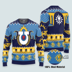 Warhammer Ultramarine Iconic - Ugly Christmas Sweater