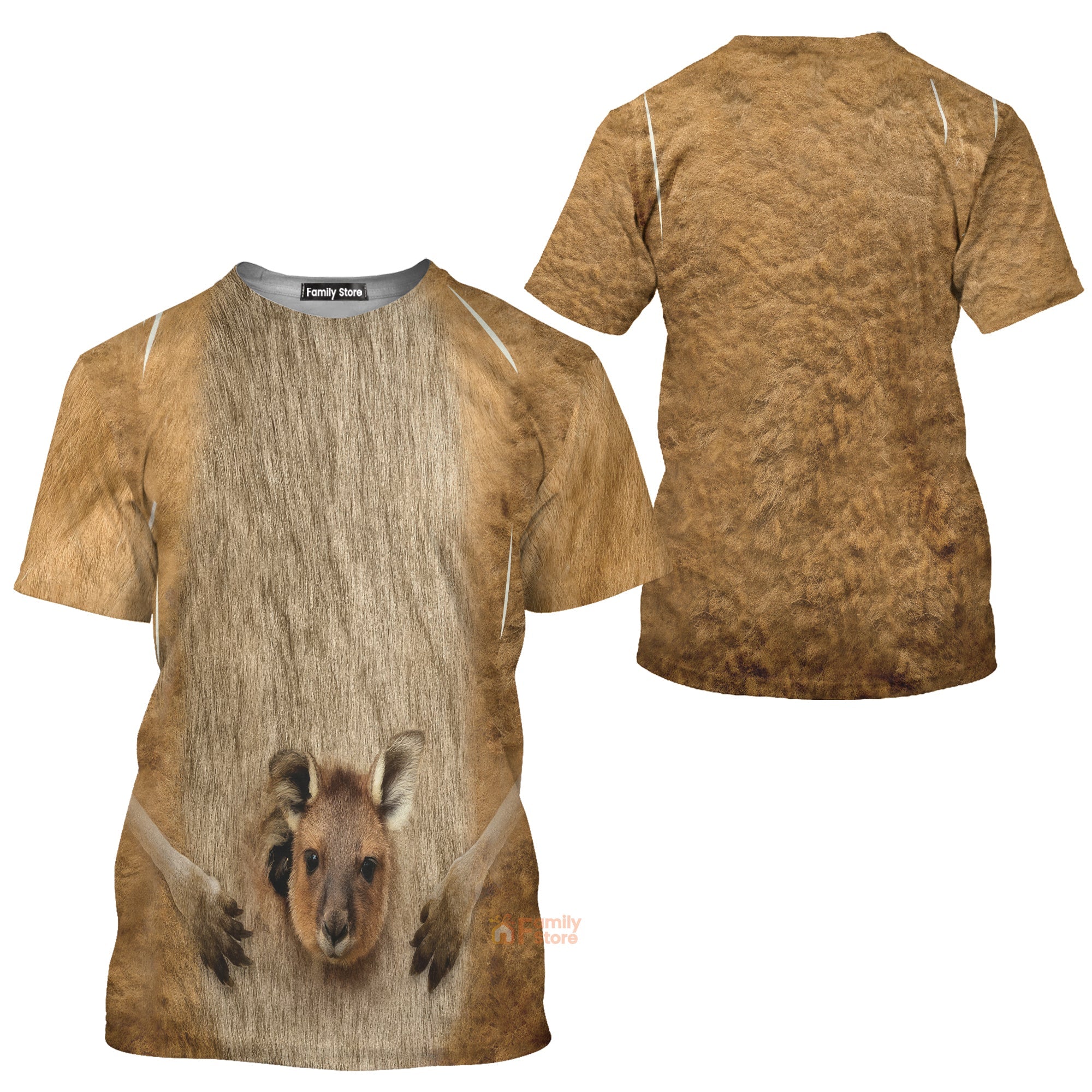 Halloween Kangaroo Adult Costume Cosplay - T-Shirt