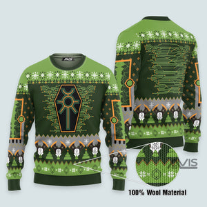 Warhammer Nefarious Necron Iconic - Ugly Christmas Sweater