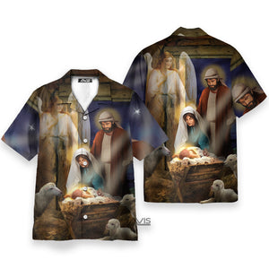 Jesus Christmas - For Men And Women - Hawaiian Shirt