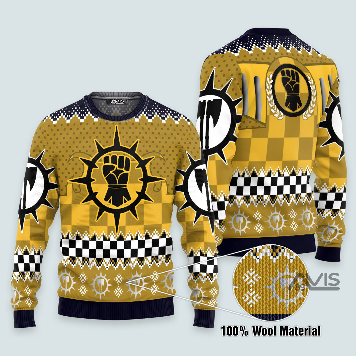 Warhammer Imperial Fists Iconic - Ugly Christmas Sweater