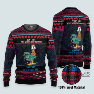 Chicken Funny Christmas Ugly Sweater