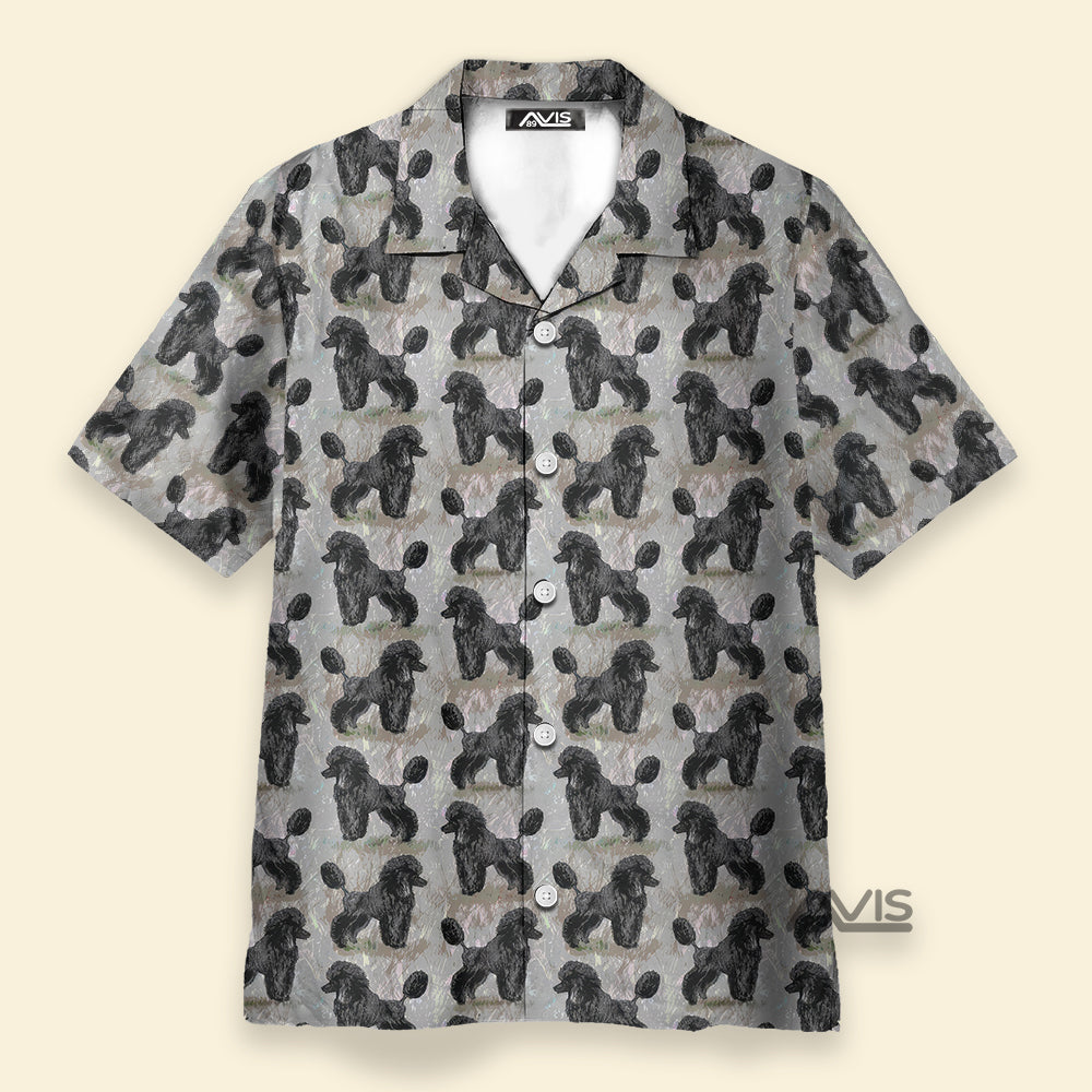 Black Poodles - Hawaiian Shirt