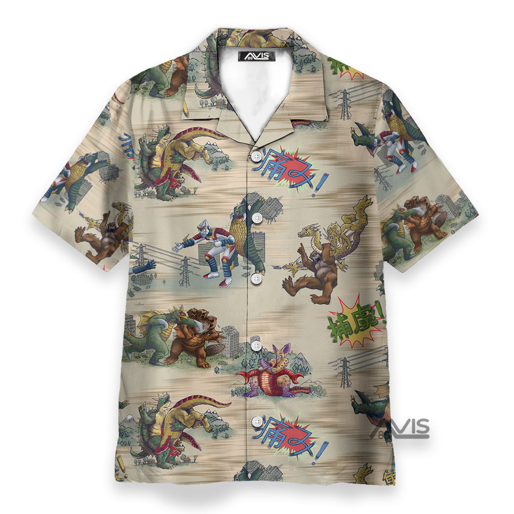 Godzilla King Of Monster Hawaiian Shirt