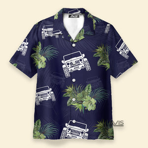 Jeep Lover Tropical Leaf - Gift For Men And Women - Hawaiian Shirt