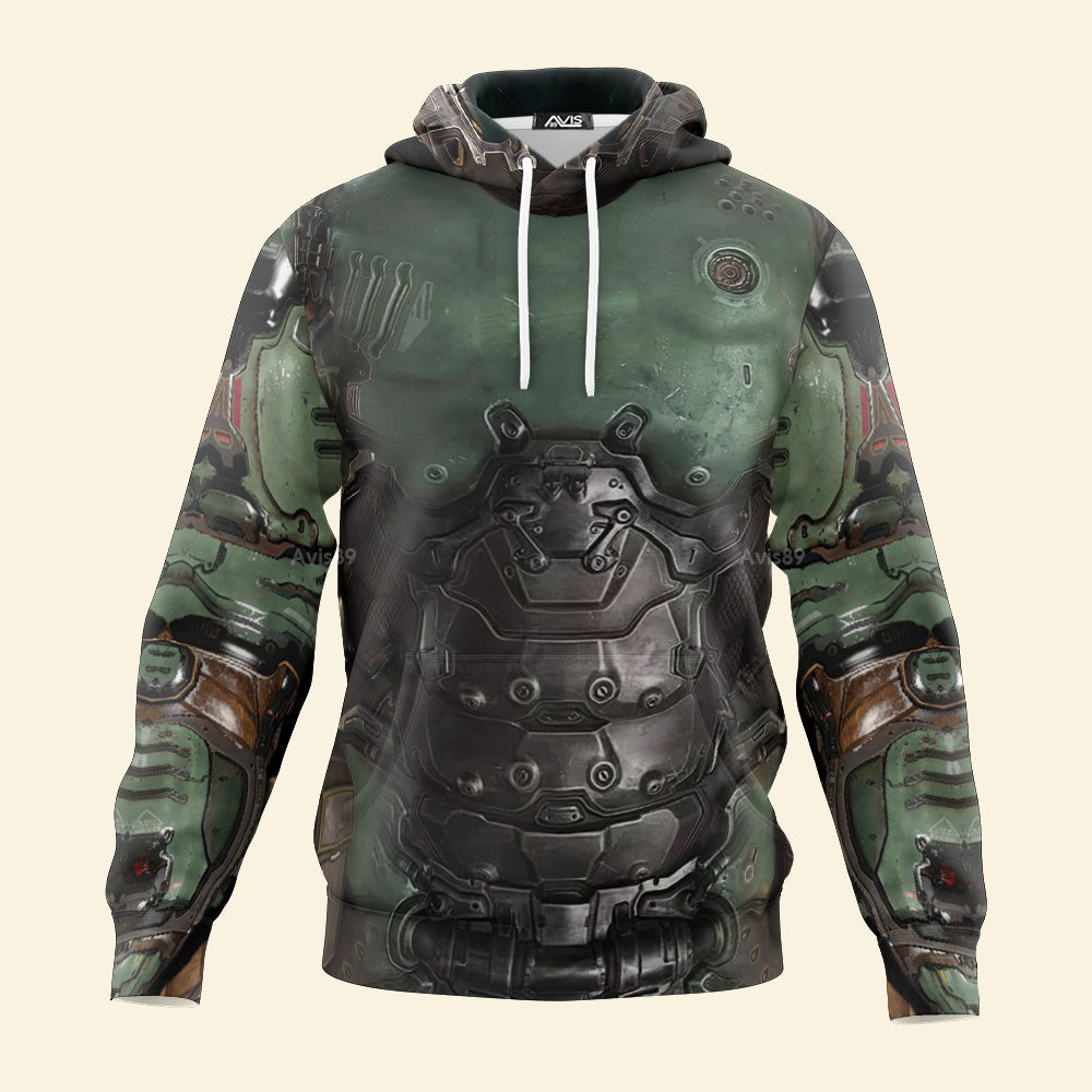 Doom Slayer Doomguy - 3D Costume Cosplay Hoodie