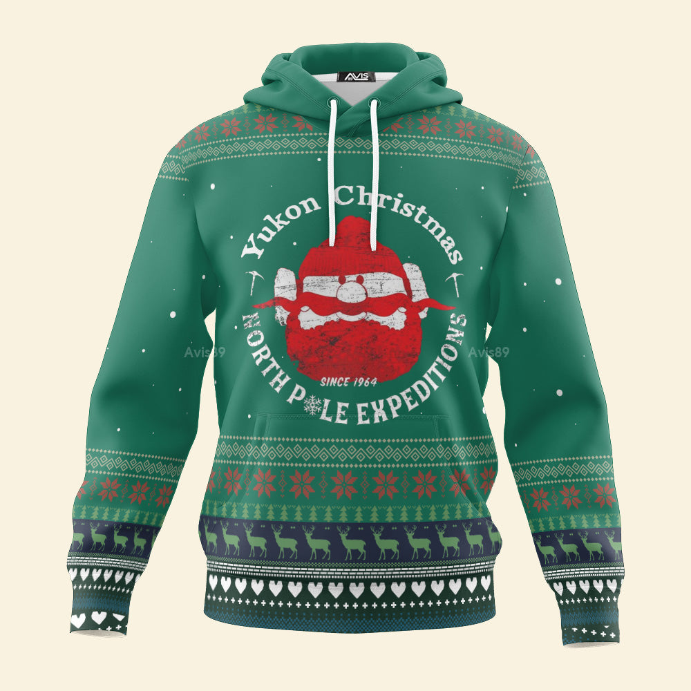 Yukon Christmas Green Hoodie